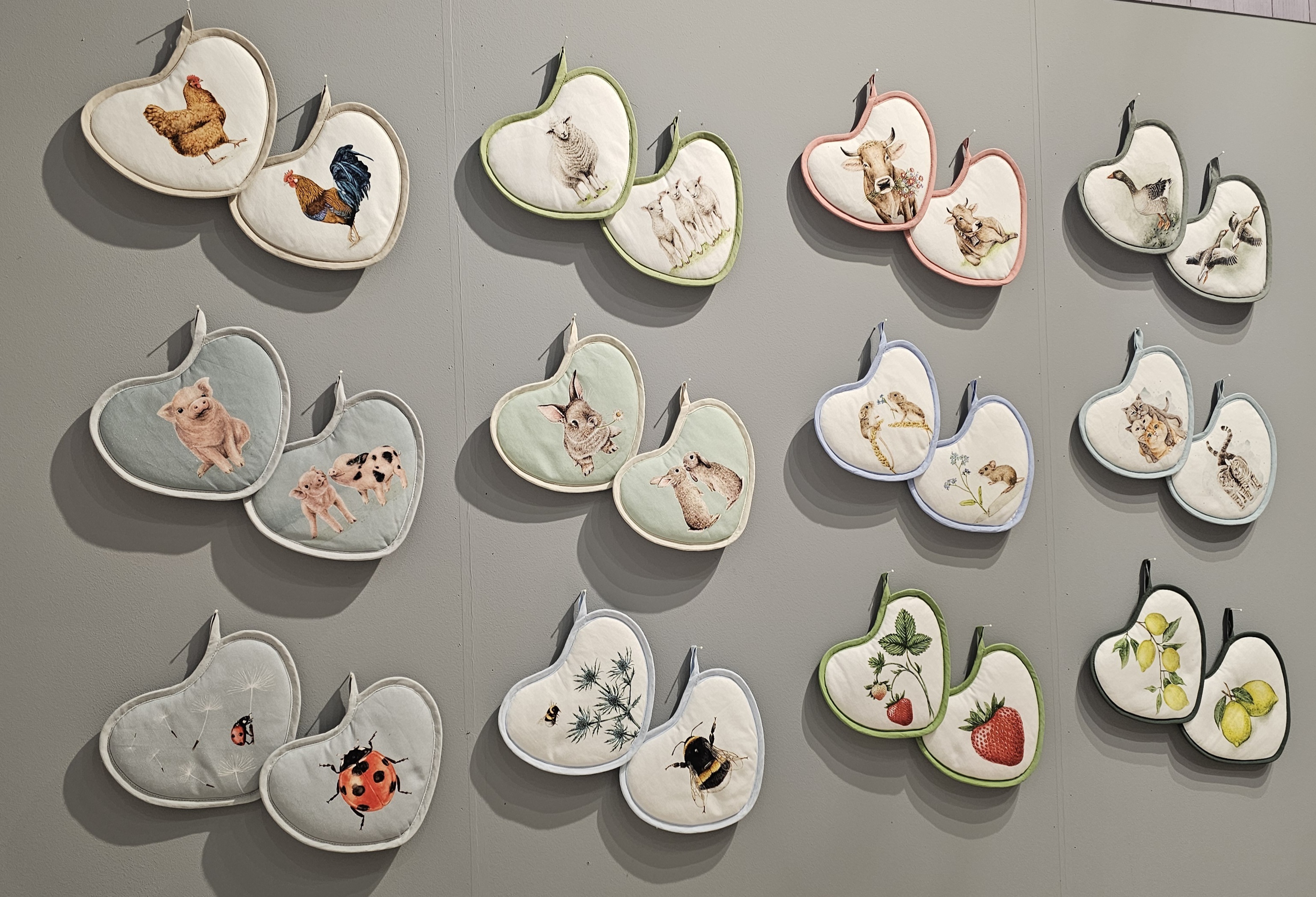 Topflappen mit Aquarell-Design